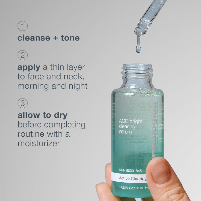 age bright clearing serum how to use