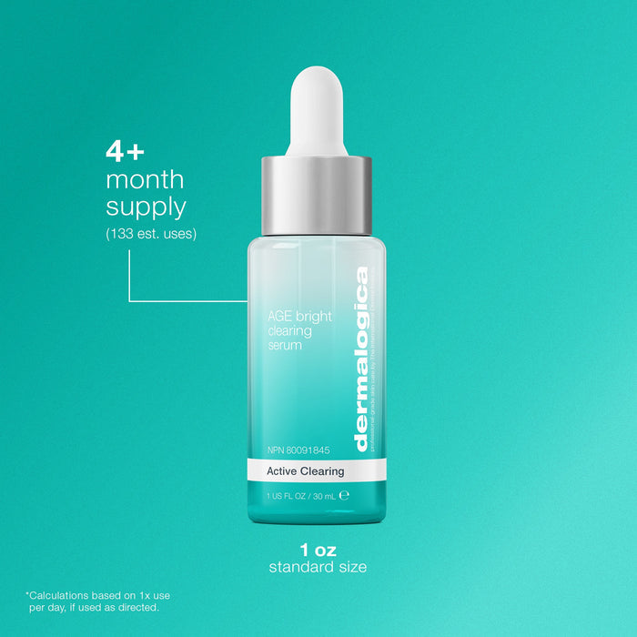 age bright clearing serum number of uses