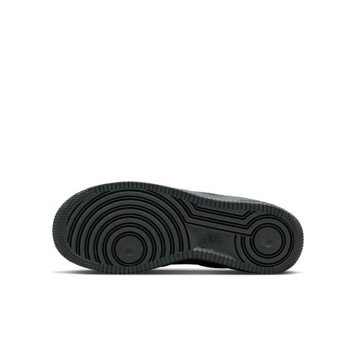Air Force 1 LV8 youth sneaker outsole, dark rubber tread pattern