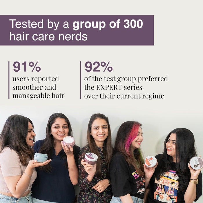Anti-Frizz Hair Mask With Fatty Acids & Hyaluronic Acid - 250 gm