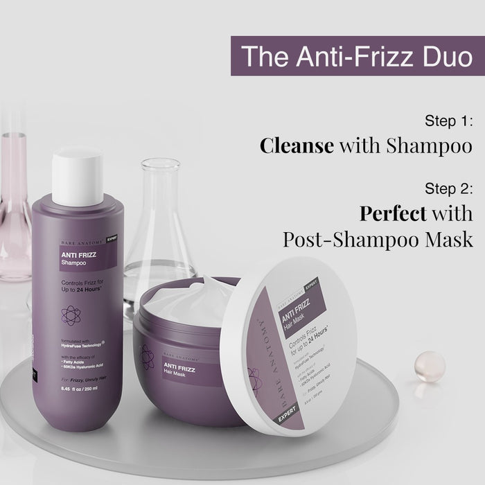 Anti-Frizz Hair Mask With Fatty Acids & Hyaluronic Acid - 250 gm