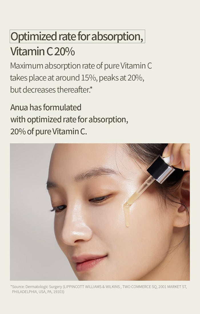ANUA Green Lemon Vitamin C Blemish Serum 20 mL