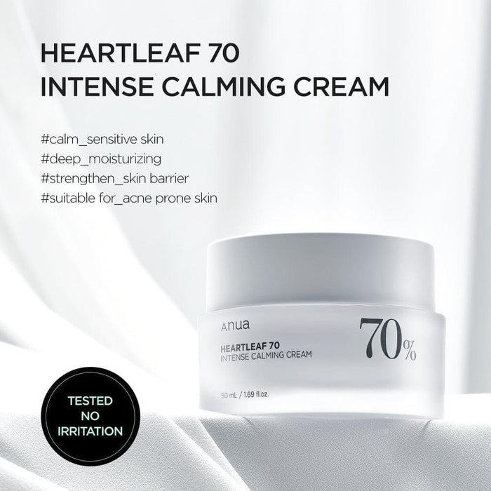 ANUA Heartleaf 70% Intense Calming Cream 50 mL