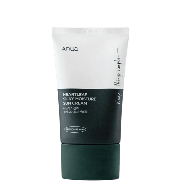 Anua | Heartleaf Silky Moisture Sun Cream SPF50+ PA++++ - skin28