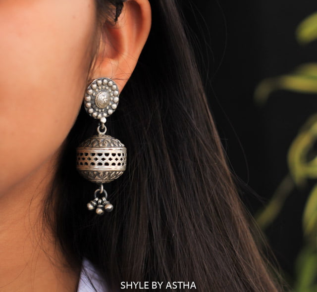 Anvaya Intricate Vintage Inspired Earrings