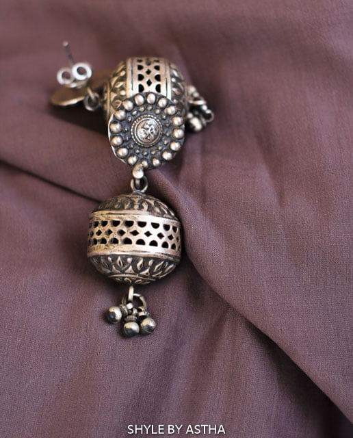 Anvaya Intricate Vintage Inspired Earrings