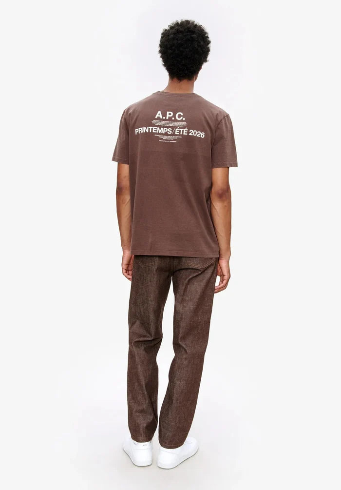 A.P.C. - T-shirt apc printemps SS26 - Marron - T-shirts - COHBS-M26465