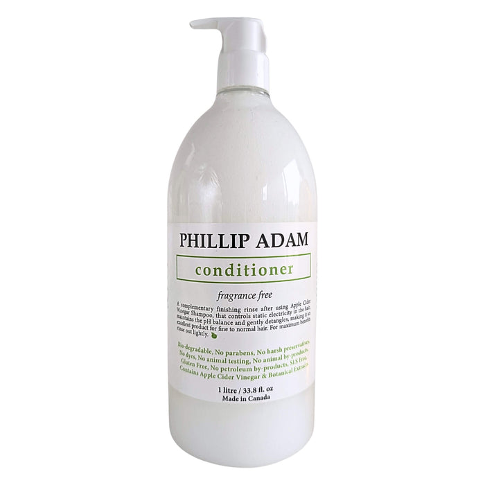 Pump Bottle of Phillip Adam Vinegar Shampoo - Fragrance Free 1L