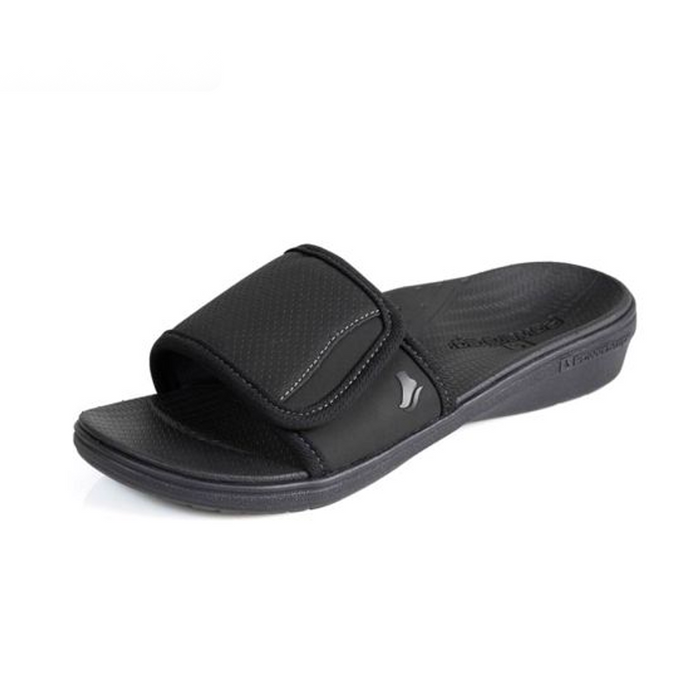 Archwear Women's (Formerly Arch Supporting) Black Slides by Powerstep