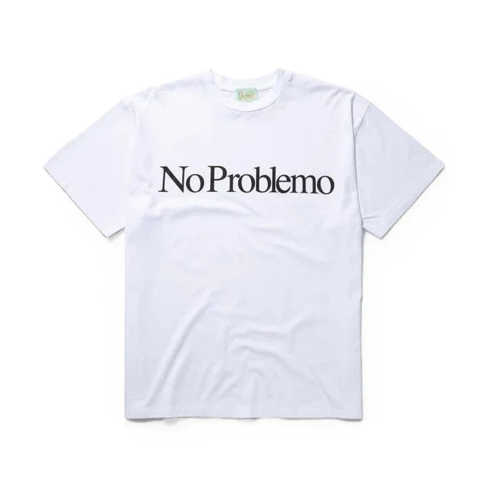 Aries Arise - No Problemo SS Tee - White-T-shirt-COAR60002