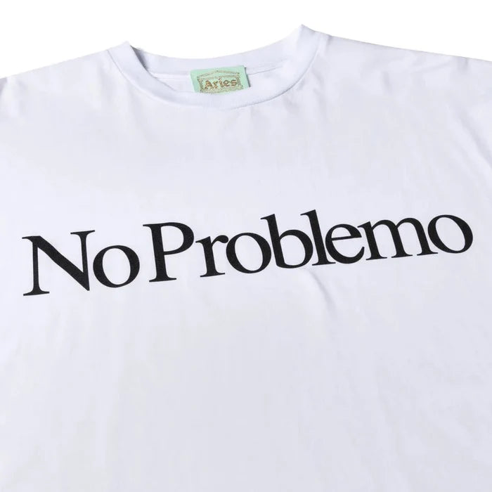 Aries Arise - No Problemo SS Tee - White-T-shirt-COAR60002