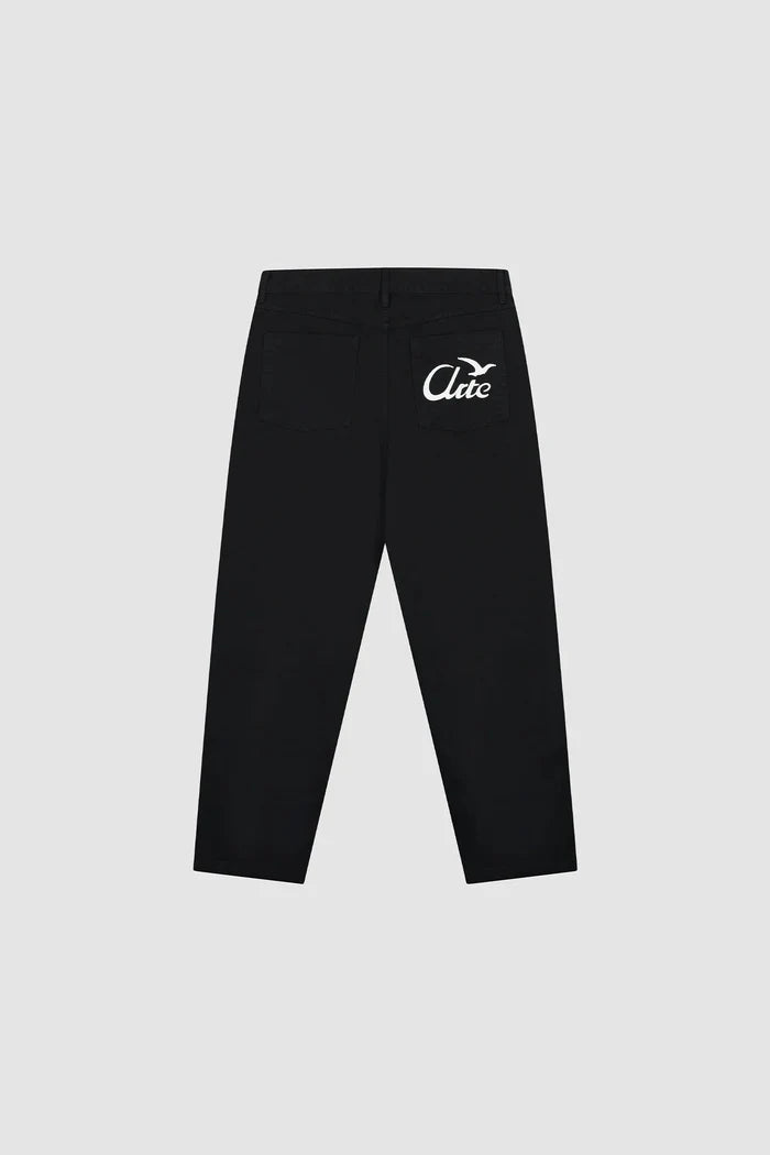 Arte Antwerp - Back Bird Pants - Black - Pantalons et Shorts - SS25 - 020P