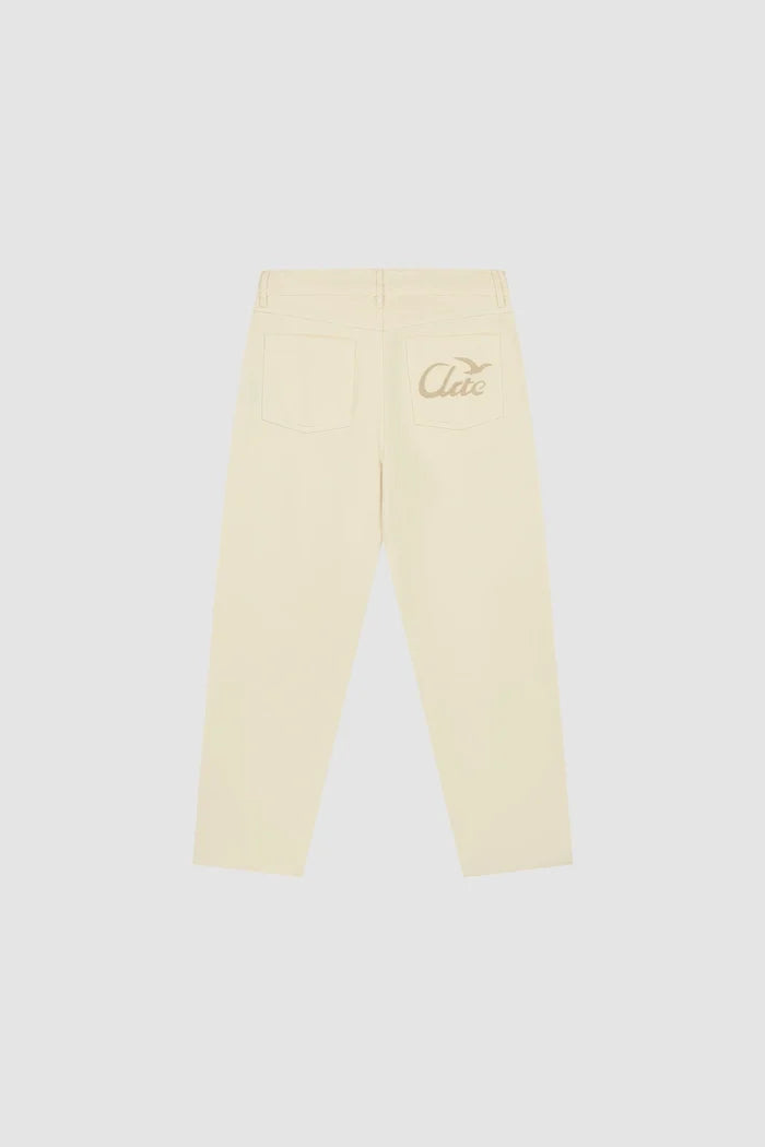 Arte Antwerp - Back Bird Pants - Cream - Pantalons et Shorts -