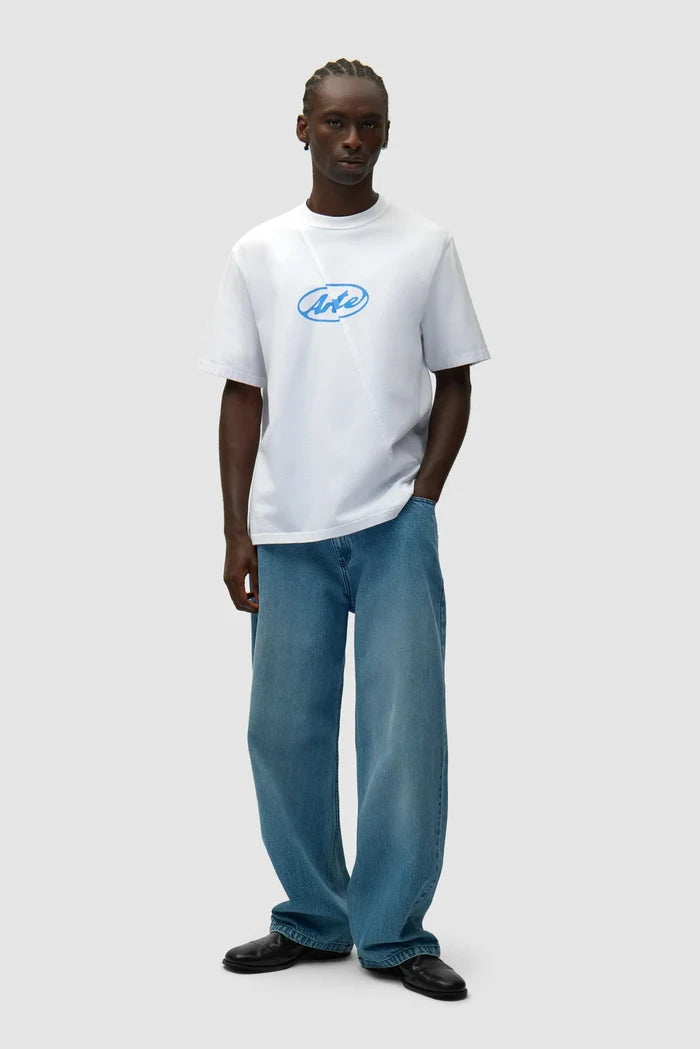 Arte Antwerp – Circle Logo T-shirt White - T-shirts - SS26-107T