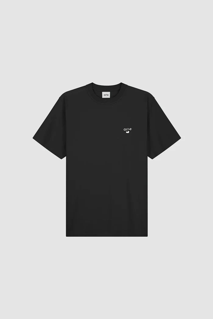 Arte Antwerp – Heart Logo T-shirt Black - T-shirts - SS26-125T