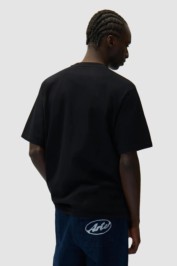 Arte Antwerp – Side Logo T-shirt Black - T-shirts - SS26-109T