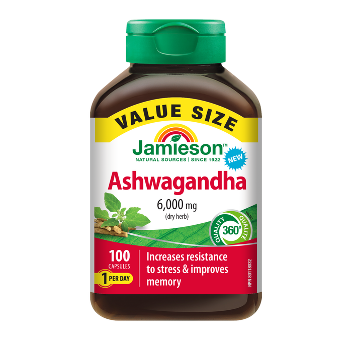 31002283 Jamieson Ashwagandha 6,000 mg Capsule 31002283_MAIN
