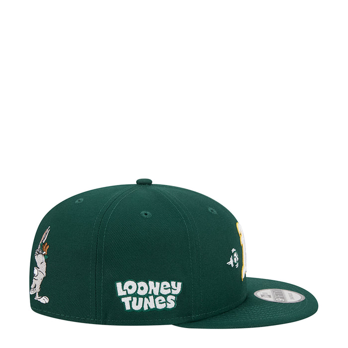 Green baseball cap with side 'LOONEY TUNES' text and small character print
