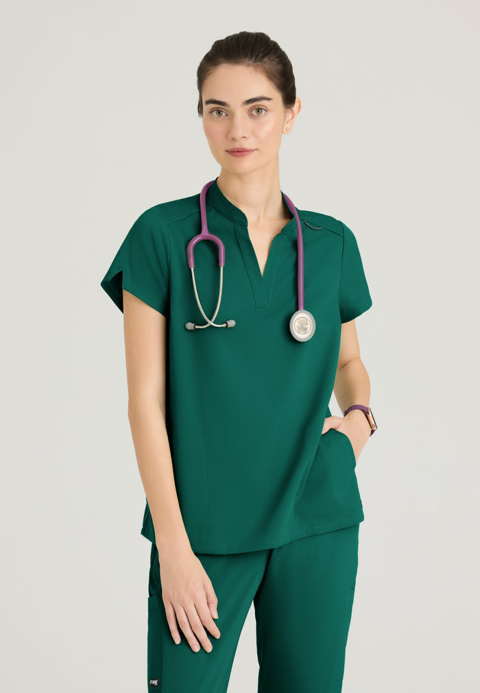 Avery Top - Hunter Green - Grey's Anatomy Scrubs