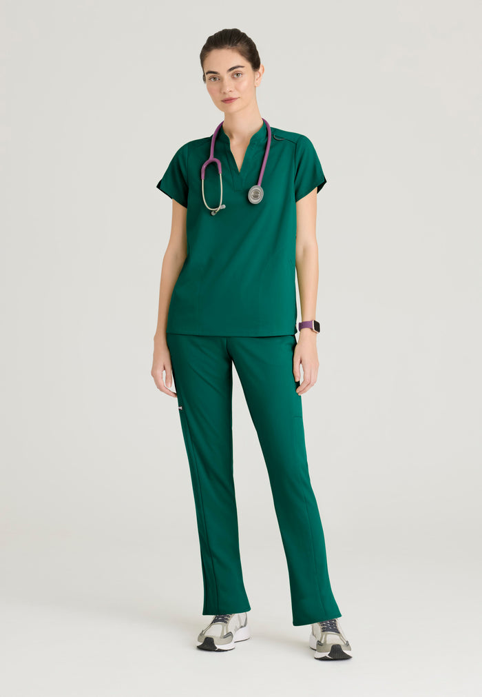 Avery Top - Hunter Green - Grey's Anatomy Scrubs