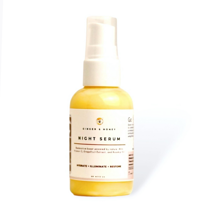 BARE Honey Night Serum: Vitamin C + Grapefruit Infused