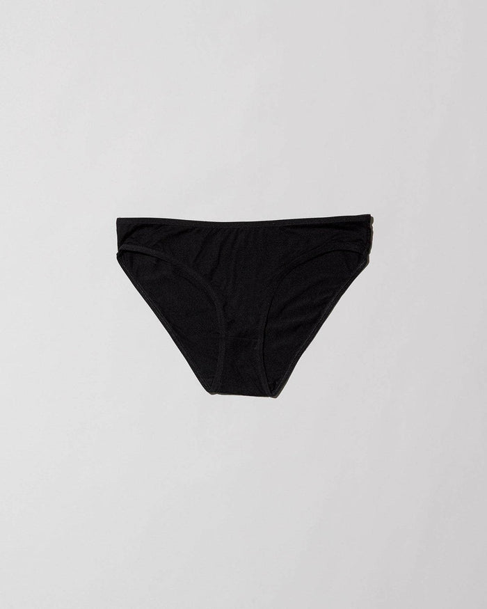 Baserange - Bell pants en Vicose de Bambou - Noir-Sous-Vêtements-UNBE-BL-000