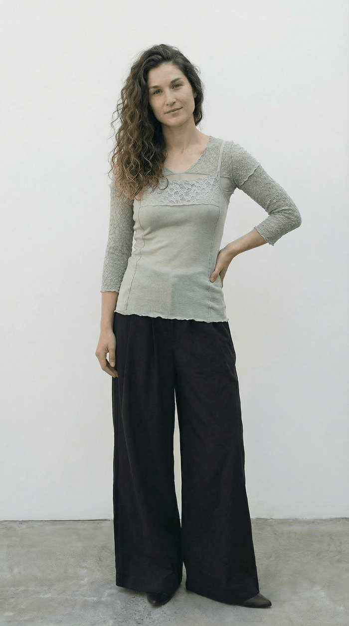 Baserange - Omato Tank - Brun Green - Tops - TTOMK-WR-WI25