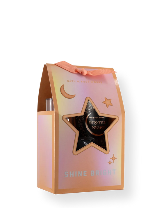 BATH AND BODY WORKS Into The Night Shine Bright Mini Gift Bag Set