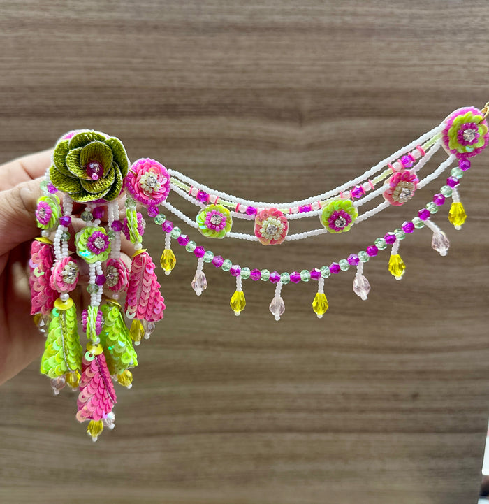 Beaded Handmade Jewellery Parrot Pink