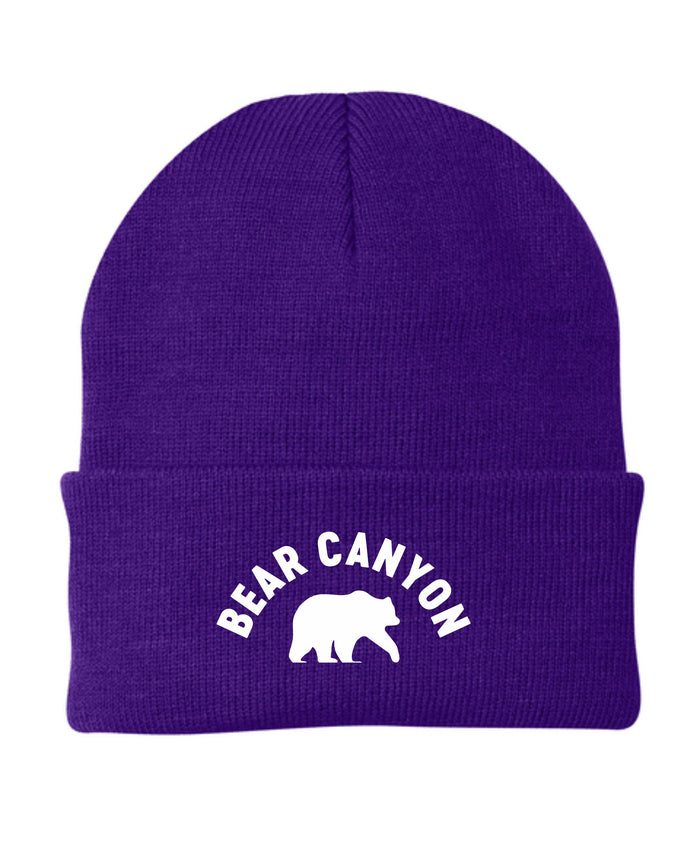 Bear Canyon Basic Beanie- embroidered