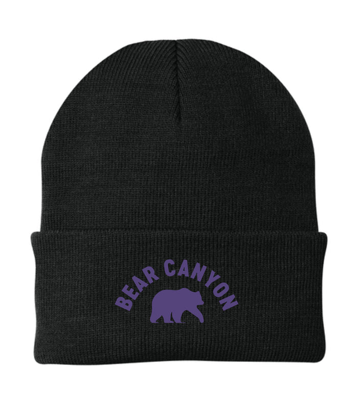 Bear Canyon Basic Beanie- embroidered