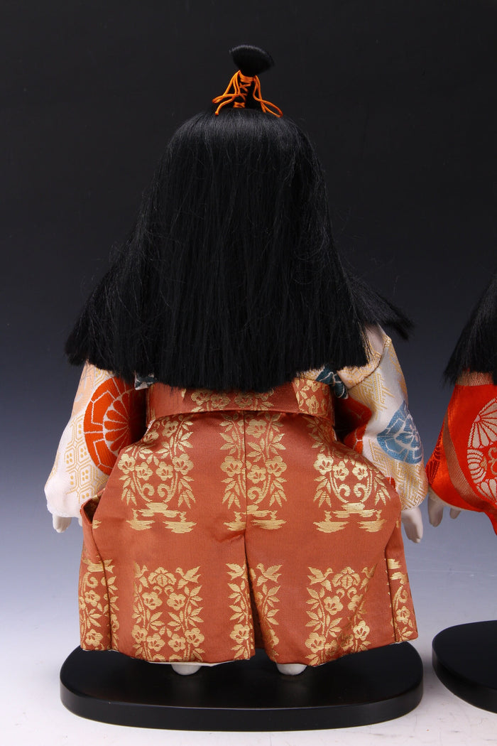Beautiful Japanese Ichimatsu Style Doll -twins- Hina Doll