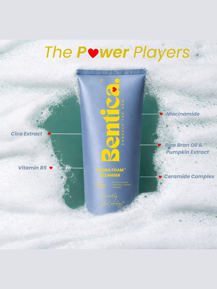 Bentica Hydrafoam Cleanser (100ml)