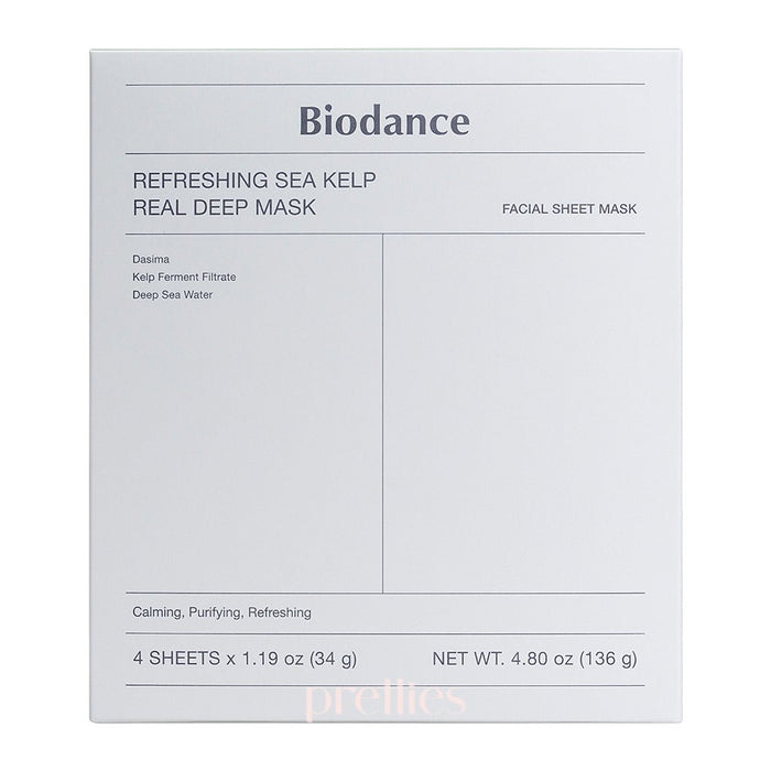 BIODANCE Refreshing Sea Kelp Real Deep Mask (4pcs/box)