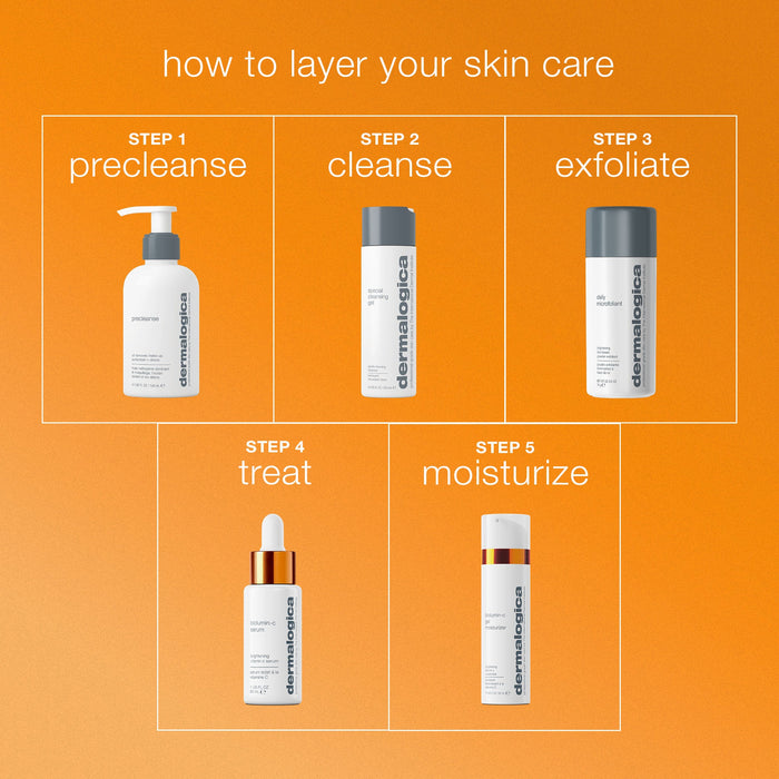 biolumin-c vitamin c gel moisturizer routine