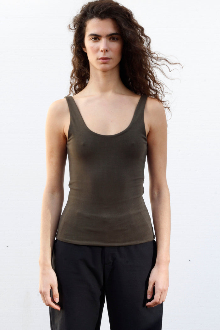 Blacktogrey - Pisa Top - Dark Green - Tops - BTG-736