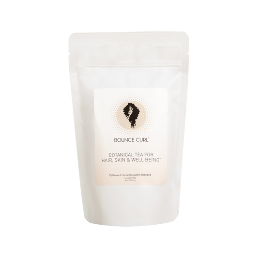 Bounce Curl Botanical Tea for Hair, Skin & Well Being package