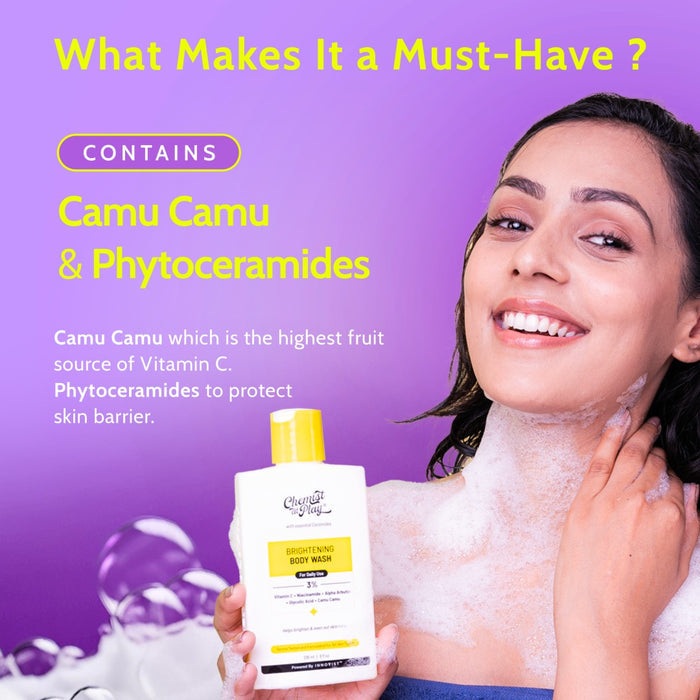 Brightening Body Wash With Vitamin C for Bright & Glowing Skin - 473 ml
