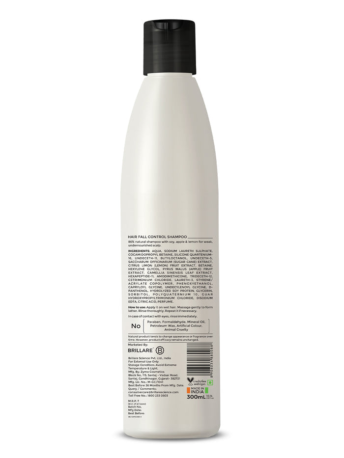 Brillare Hair Fall Control Shampoo To Reduce Seasonal Hair Fall (300ml)