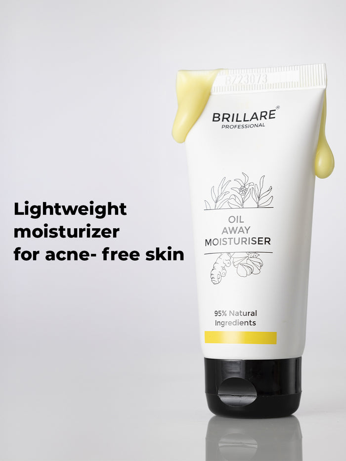Brillare Oil Away Moisturizer For Oily, Acne Prone Skin (50ml)