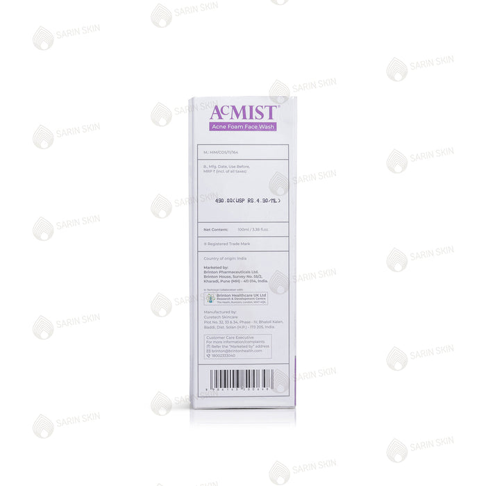 Brinton Acmist Acne Foam Face Wash