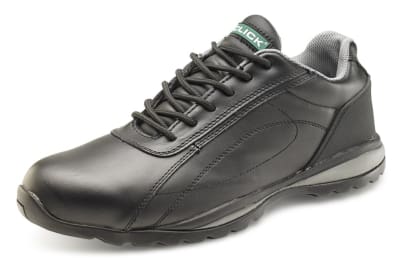 Budget safety trainer shoe steel toe and midsole s1p beeswift - cf7bl
