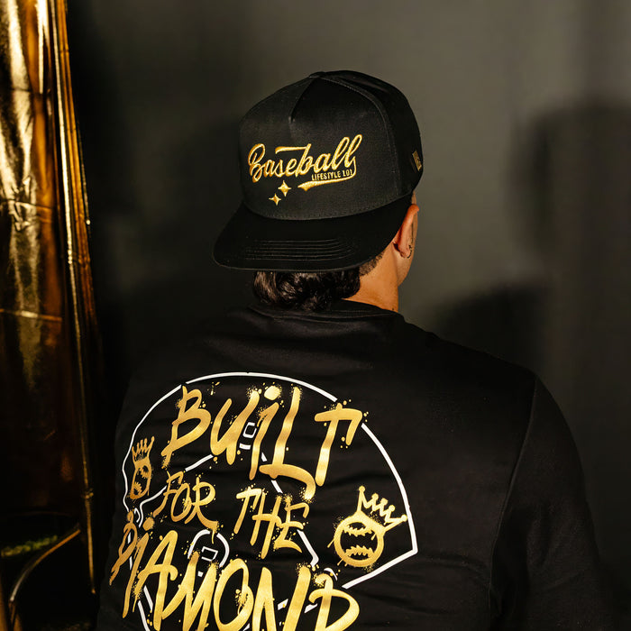 Black Built For the Diamond hat — back view