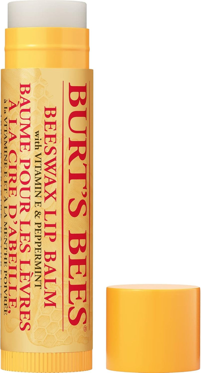 BURT'S BEES Beeswax Lip Balm With Vitamin E & Peppermint مرطّب الشفاه الطبيعي بشمع العسل