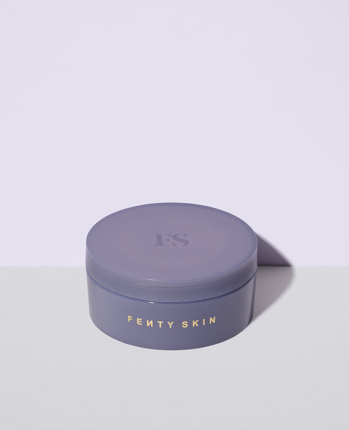 Closed tub of Butta Drop Whipped Oil Body Cream with Tropical Oils + Shea Butter.
