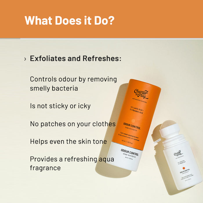 Bye Acne, Welcome Freshness! | Acne Body Wash - 236ml & Aqua Underarm Roll On - 40ml