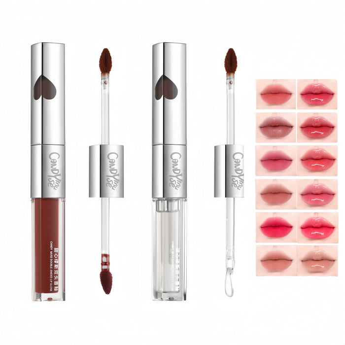 CANDY MUSE Double-head Velvet Mirror & Matte Lip Glaze T5804