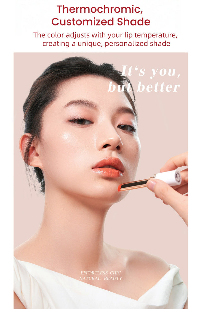 CAREMILLE Color-changing Moist Glossy Lipstick T5686