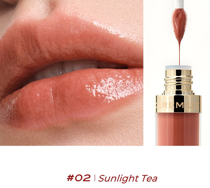 CAREMILLE Go-nude Essence Liquid Glossy Lip Gloss T5054