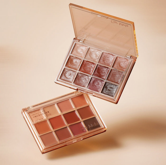 CARMELA 12-color Velvet Matte Lipstick Makeup Palette T5709